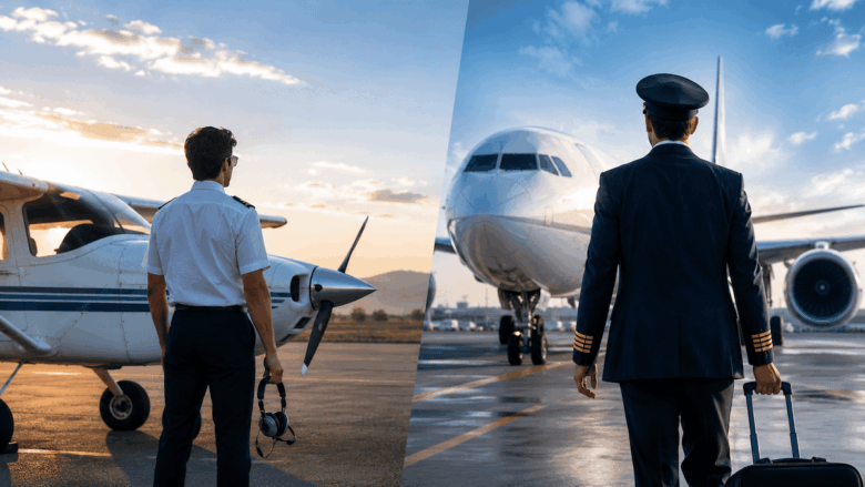Aviation dreams private vs commercial paths