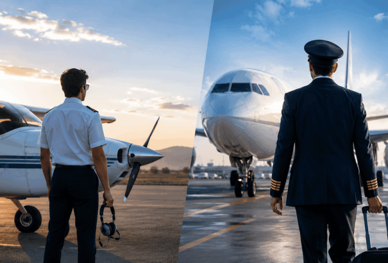 Aviation dreams private vs commercial paths