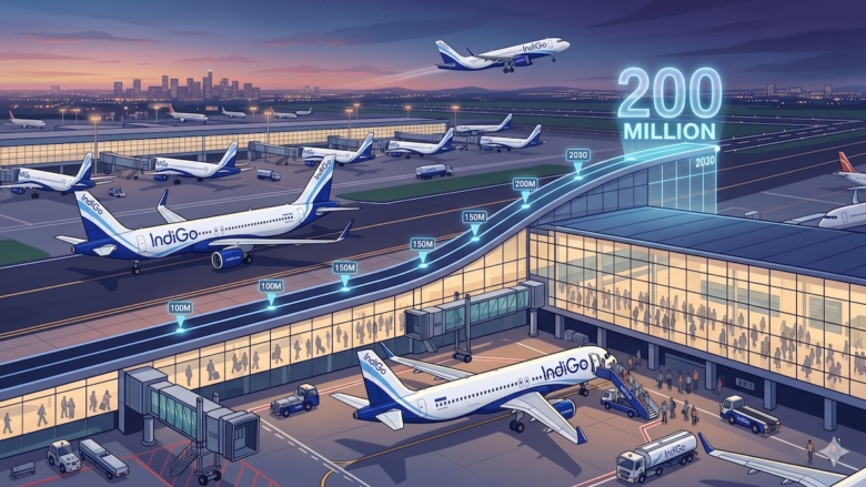 IndiGo Is Aiming for 200 Million Passengers