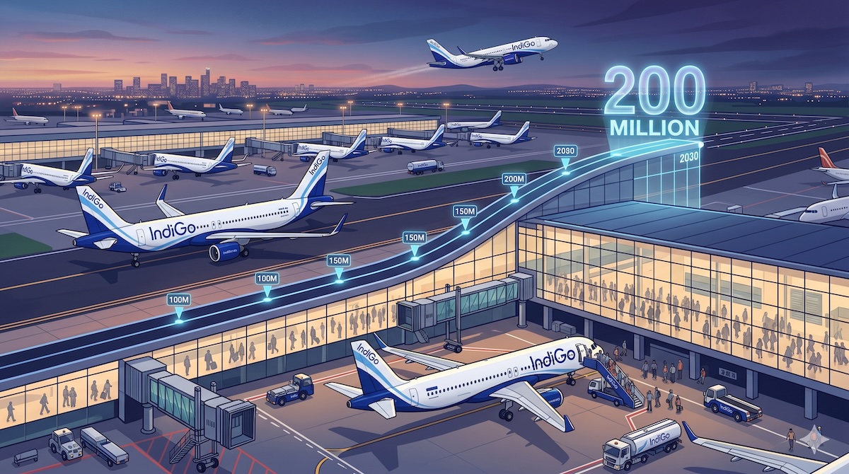 IndiGo Is Aiming for 200 Million Passengers
