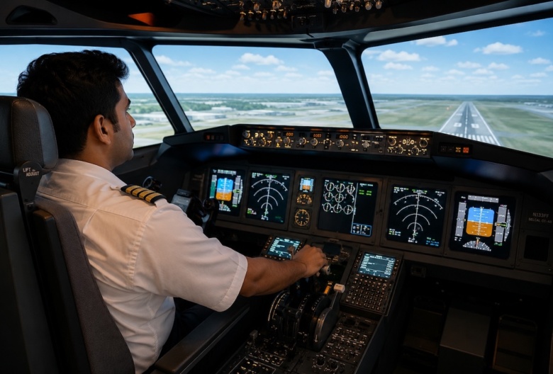 Simulator Training for Airline Pilot Preparation