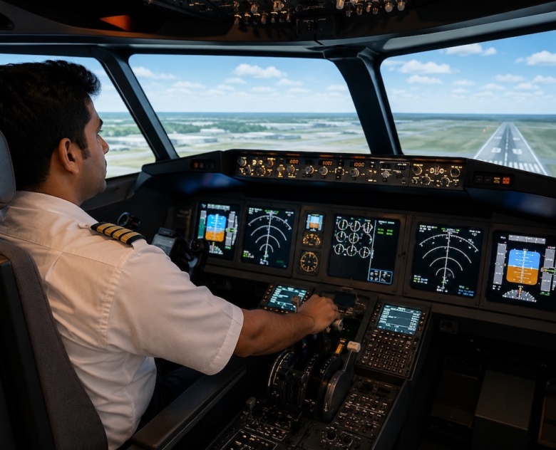 Simulator Training for Airline Pilot Preparation