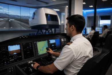 Modern Flight Simulator Training Lab