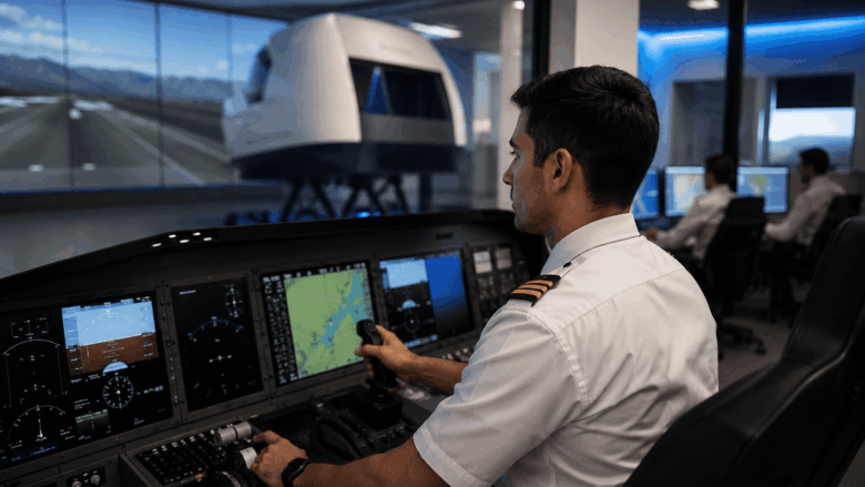 Modern Flight Simulator Training Lab