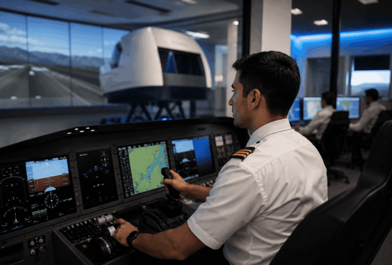 Modern Flight Simulator Training Lab