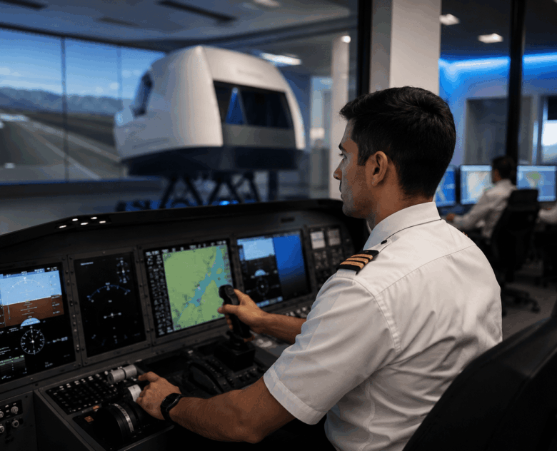 Modern Flight Simulator Training Lab